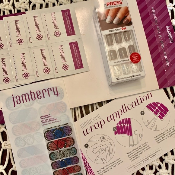 Bundle: Jamberry and ImPRESS Nail Kits - NEW - Picture 1 of 4